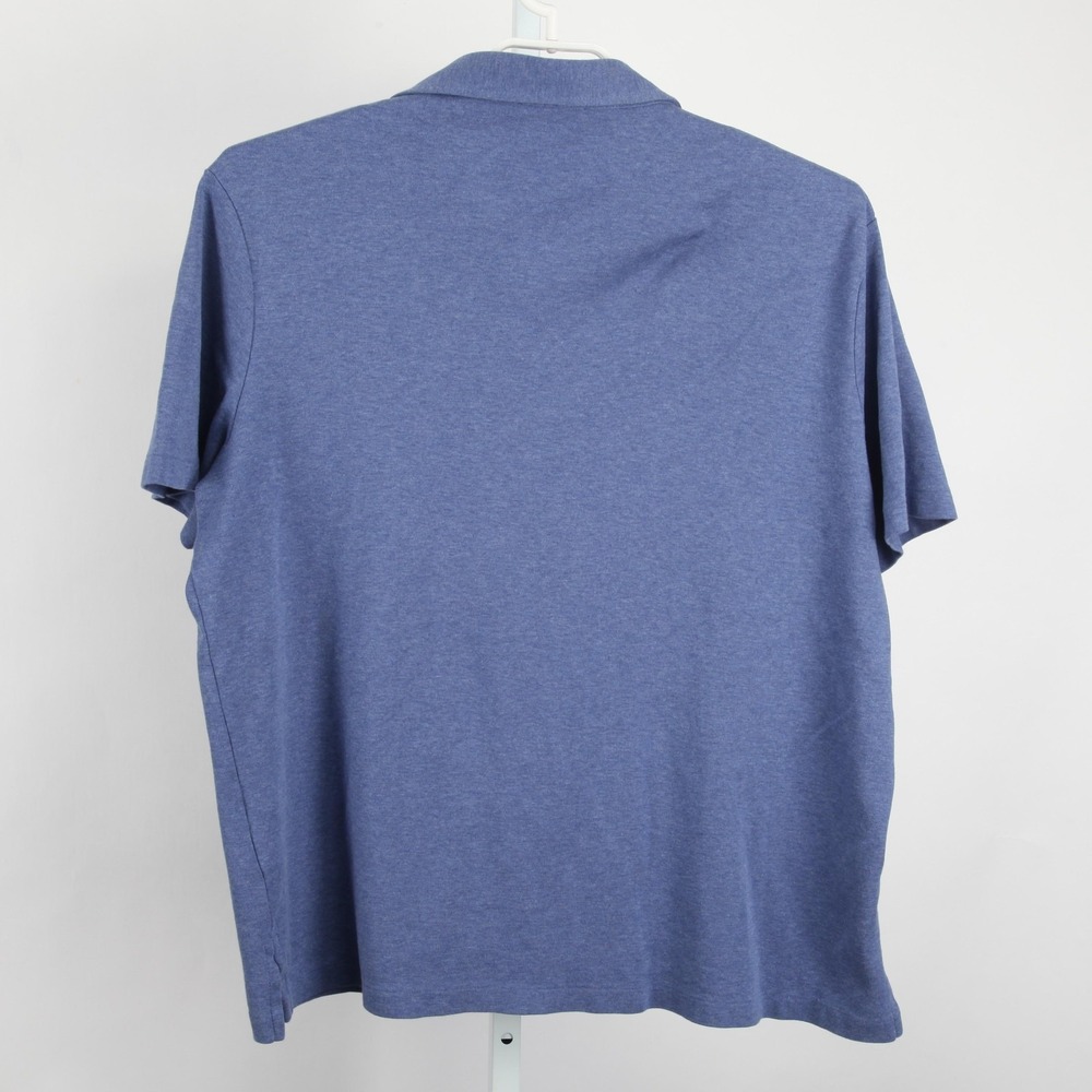 Polo Ralph Lauren Polo Shirt Mens 2XL Blue Heather Cotton Pony Logo Casual - Picture 4 of 11